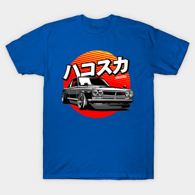 Hakosuka Skyline GTR T-Shirt by MOTOSHIFT